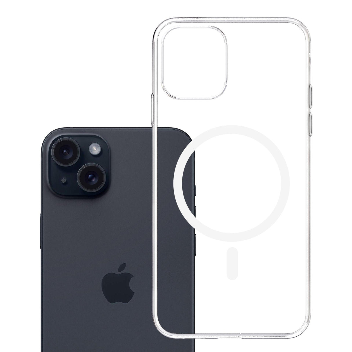ETUI APPLE IPHONE 15 - 3MK CLEAR MAGCASE