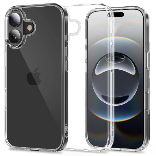 ETUI TECH-PROTECT FLEXAIR HYBRID IPHONE 17 CLEAR TRANSPARETNE