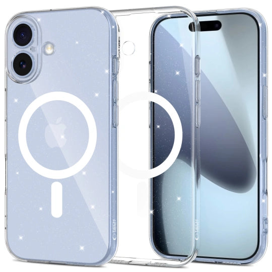 ETUI TECH-PROTECT FLEXAIR MAGSAFE IPHONE 17 GLITTER BROKATOWE