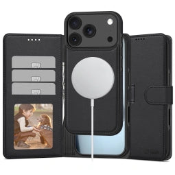 ETUI OTWIERANE TECH-PROTECT WALLET MAGSAFE IPHONE 17 PRO MAX CZARNE