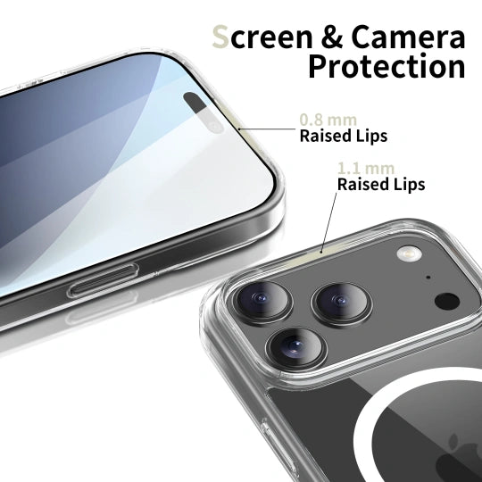 ETUI TECH-PROTECT FLEXAIR HYBRID MAGSAFE IPHONE 17 PRO CLEAR TRANSPARETNE