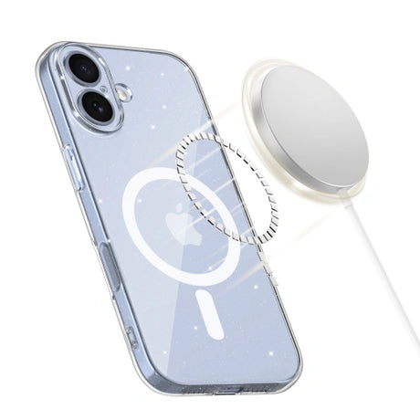 ETUI TECH-PROTECT FLEXAIR MAGSAFE IPHONE 17 GLITTER BROKATOWE