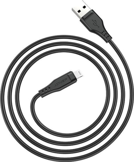 KABEL USB DO LIGHTINING ACEFAST C3-02, MFI, 2.4A, 1.2M CZARNY ACEFAST