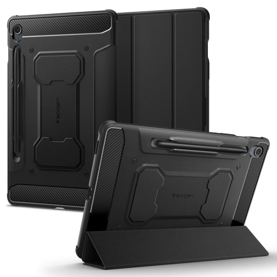 ETUI SPIGEN RUGGED ARMOR ”PRO” GALAXY TAB S10 LITE / S9 FE 10.9 X400 / X406B / X510 / X516B BLACK CZARNE