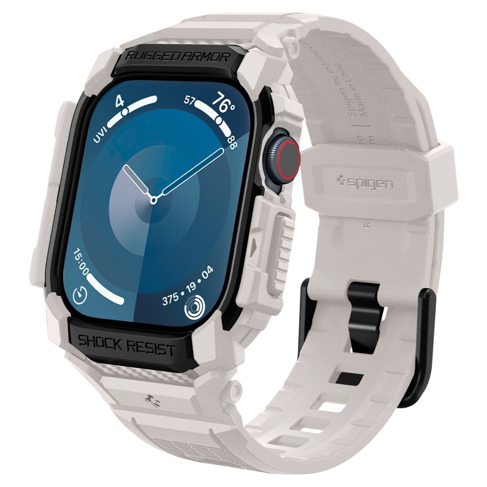PASEK SPIGEN RUGGED ARMOR ”PRO” APPLE WATCH 10 (46 MM) DUNE BEIGE BEŻOWY