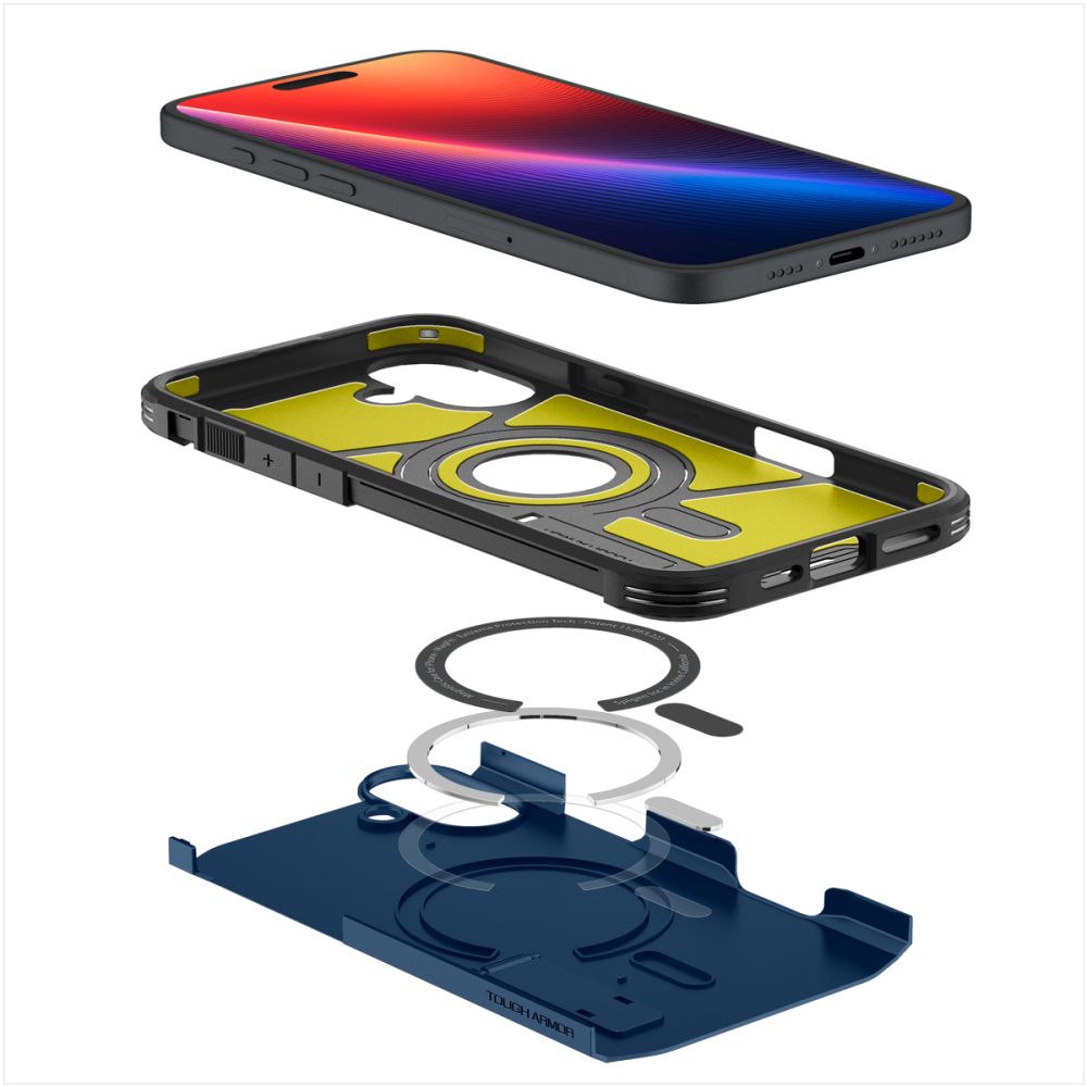 ETUI SPIGEN TOUGH ARMOR MAG MAGSAFE IPHONE 16 NAVY BLUE NIEBIESKIE