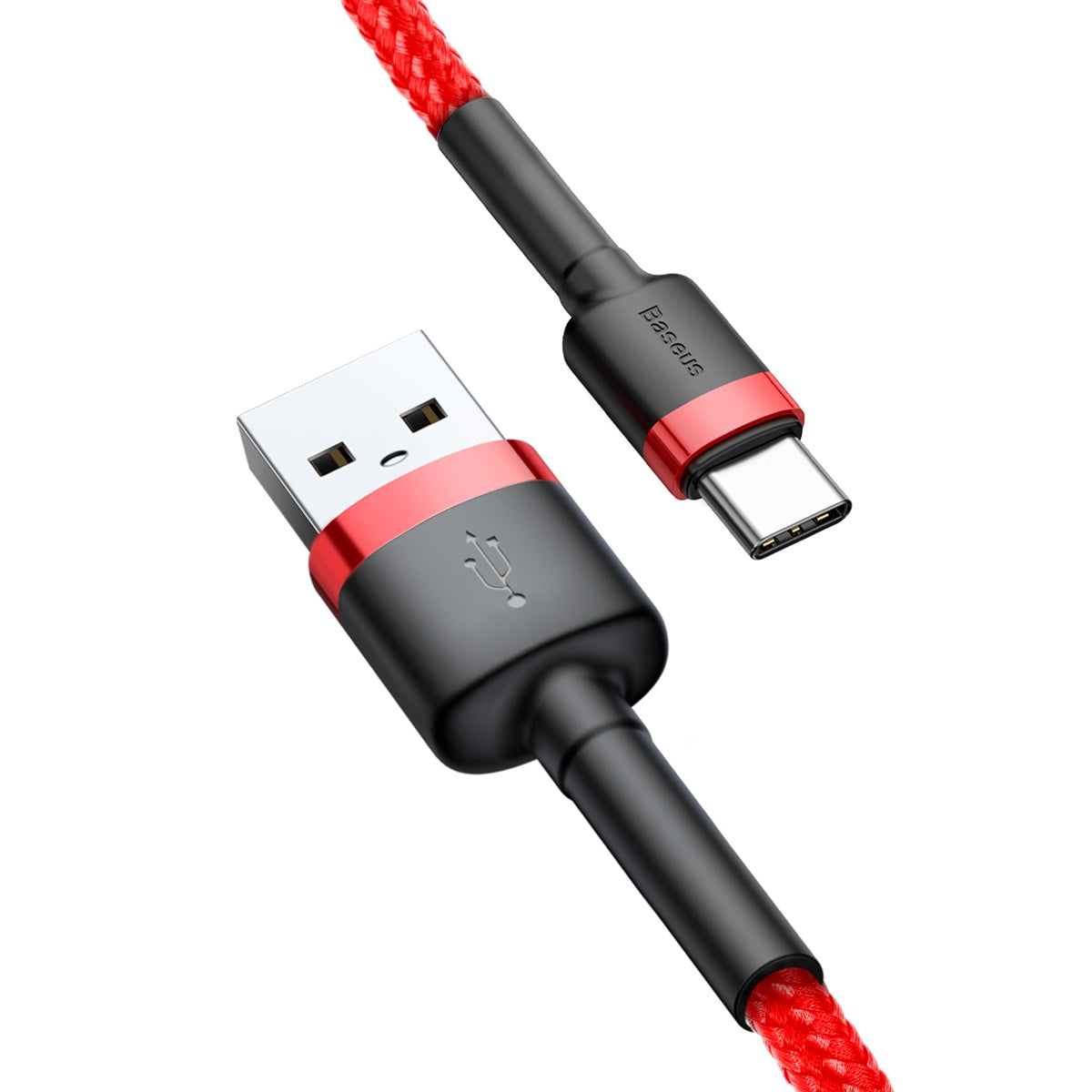 BASEUS KABEL CAFULE USB - USB-C 1,0 M 3A CZERWONY