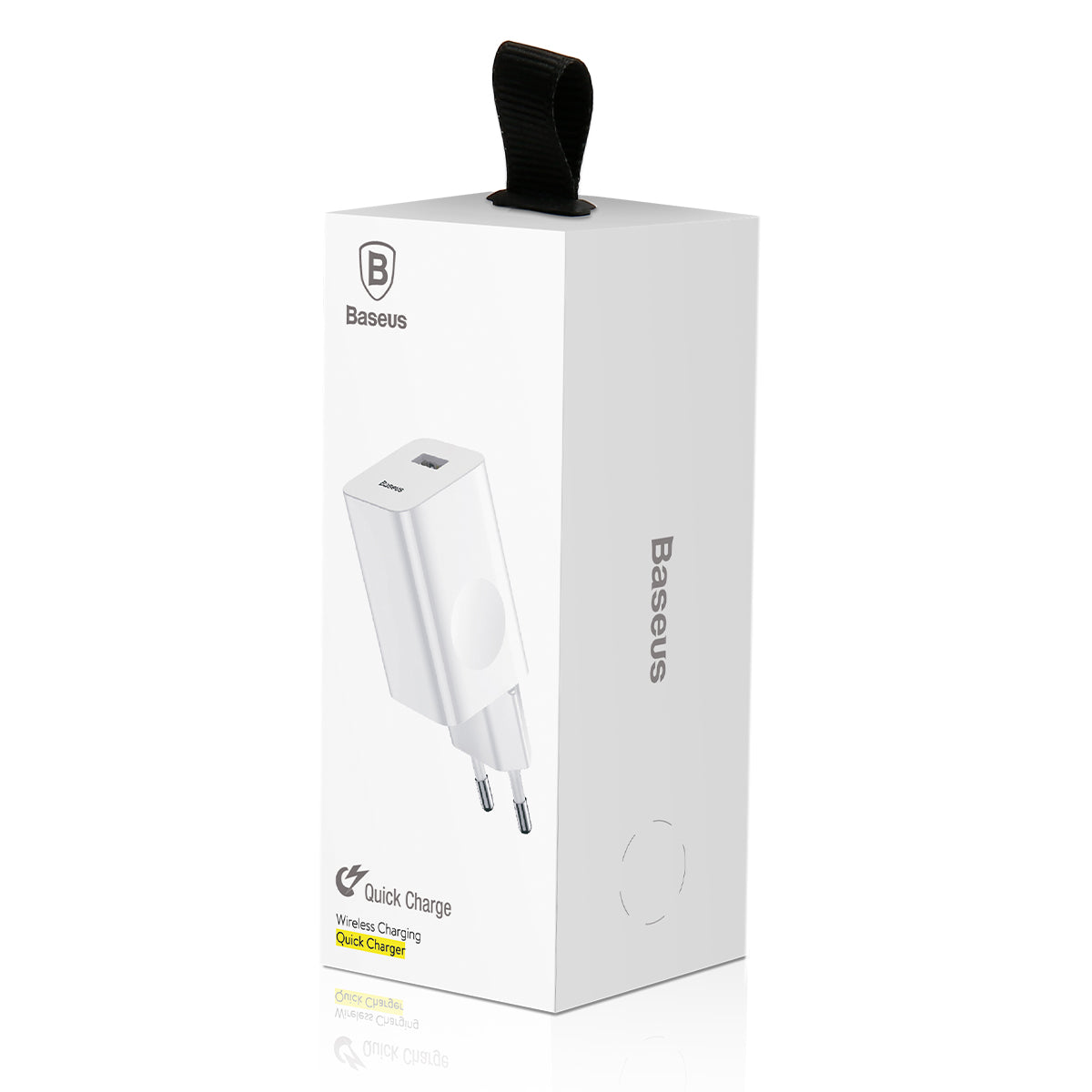 BASEUS ŁADOWARKA SIECIOWA QC 3.0 1X USB 3A BIAŁA