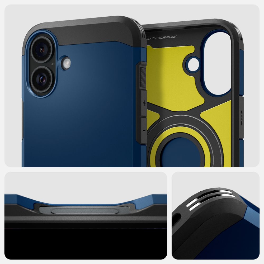 ETUI SPIGEN TOUGH ARMOR MAG MAGSAFE IPHONE 16 NAVY BLUE NIEBIESKIE