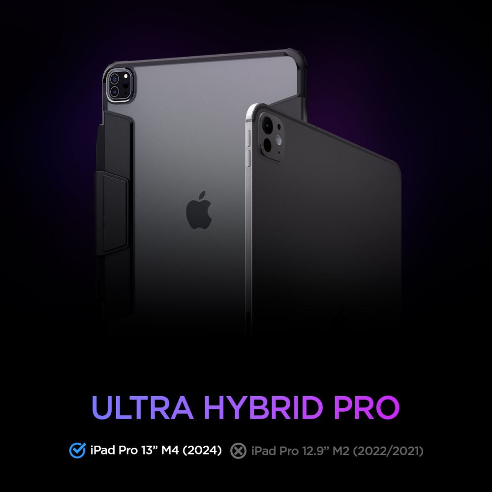 ETUI SPIGEN ULTRA HYBRID ”PRO” IPAD PRO 13” 7 / 2024 CZARNE