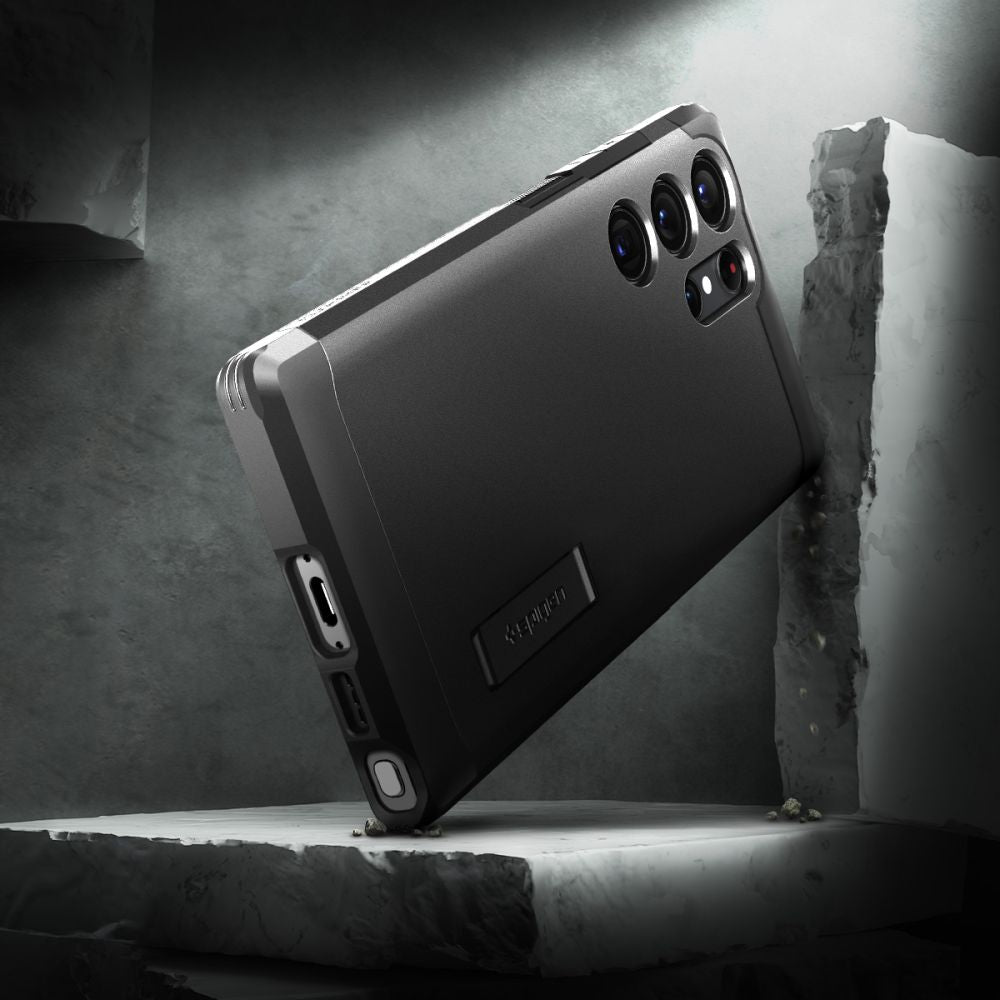 ETUI SPIGEN TOUGH ARMOR SAMSUNG GALAXY S23 ULTRA BLACK CZARNE