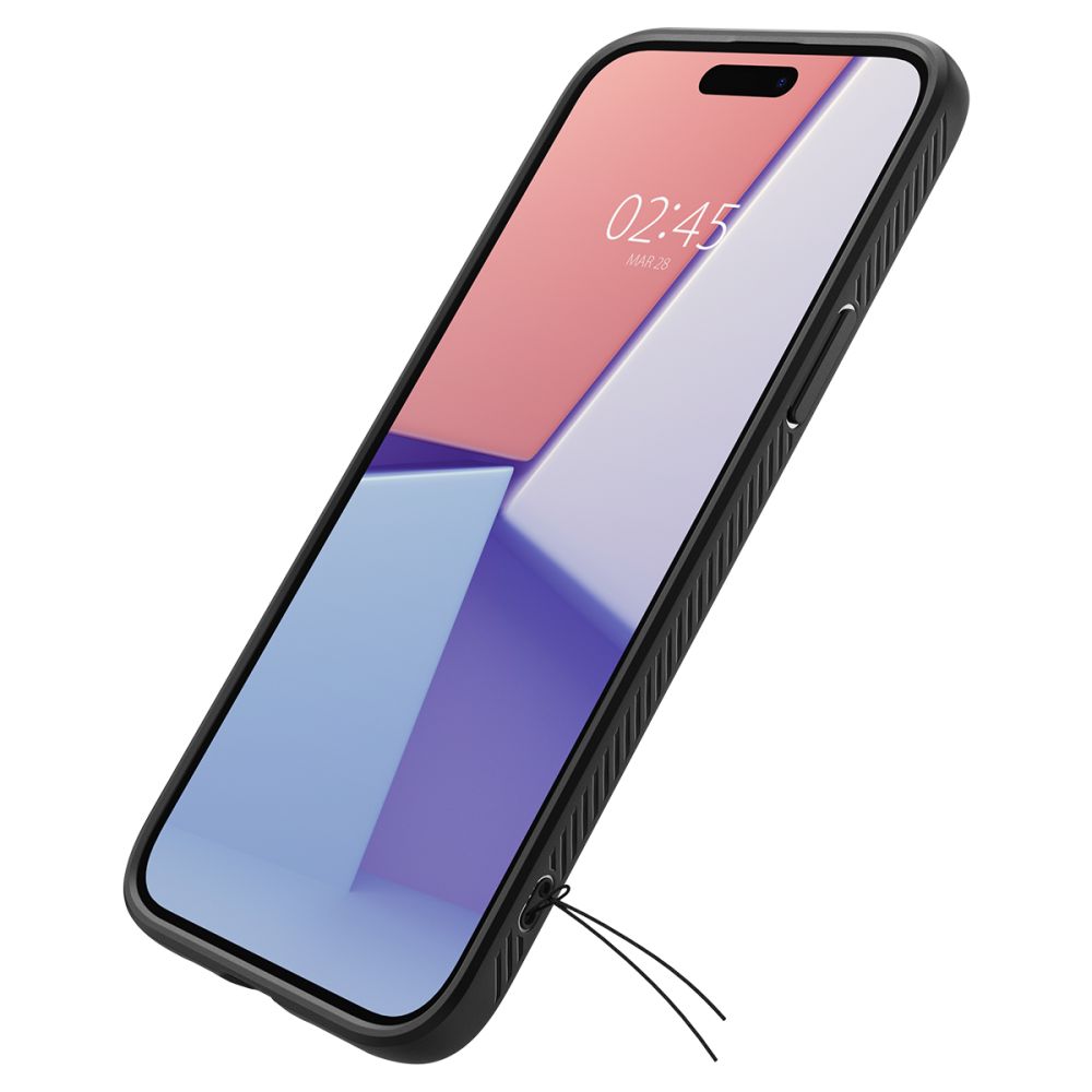 ETUI SPIGEN LIQUID AIR IPHONE 15 CZARNE