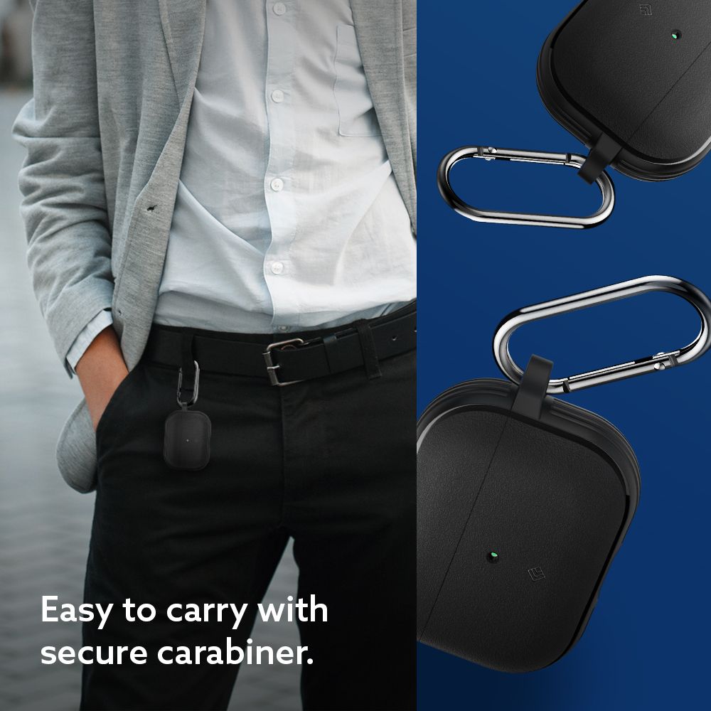 ETUI NA SŁUCHAWKI CASEOLOGY VAULT APPLE AIRPODS PRO 1 / 2 CZARNE