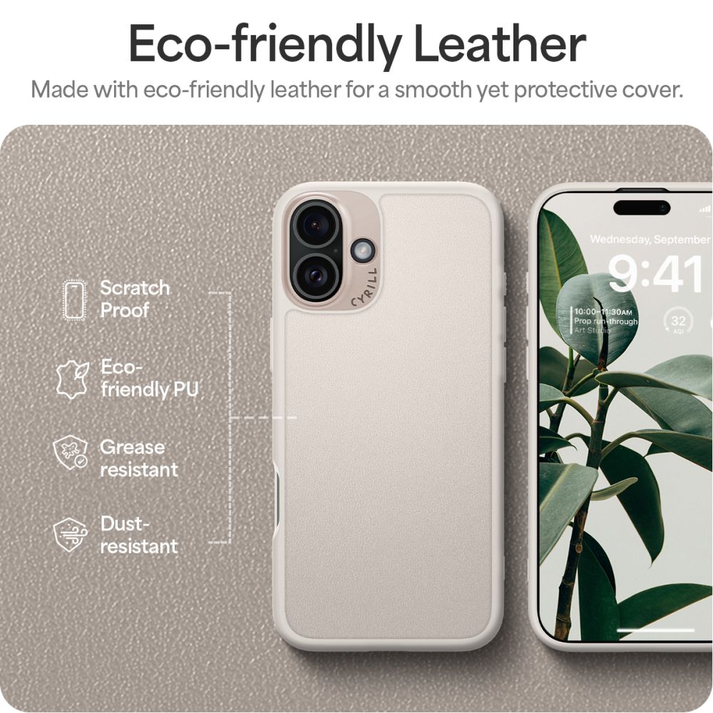 ETUI SPIGEN CYRILL KAJUK MAG MAGSAFE IPHONE 16 CREAM BEŻOWE