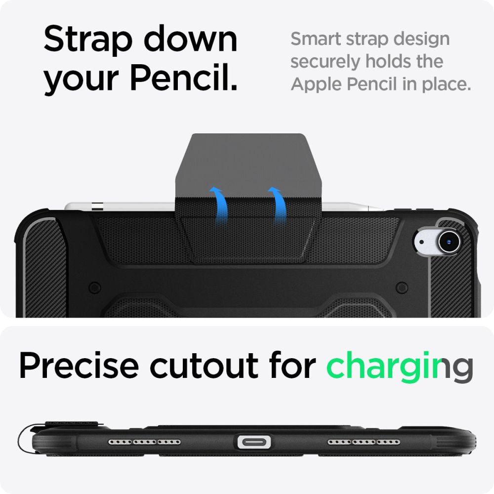 ETUI SPIGEN RUGGED ARMOR ”PRO” IPAD 10.9” 10 / 2022 / 11” 11 / 2025 CZARNE