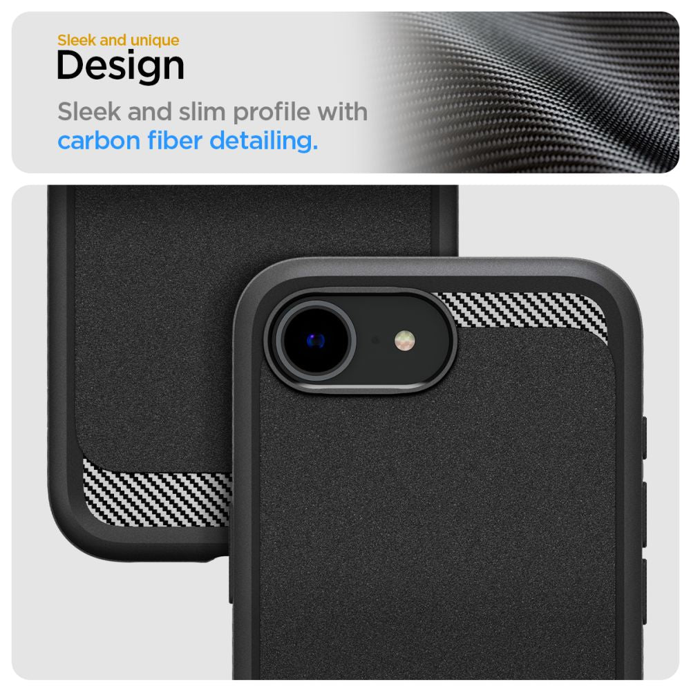 ETUI SPIGEN RUGGED ARMOR MAG MAGSAFE IPHONE 16E CZARNE