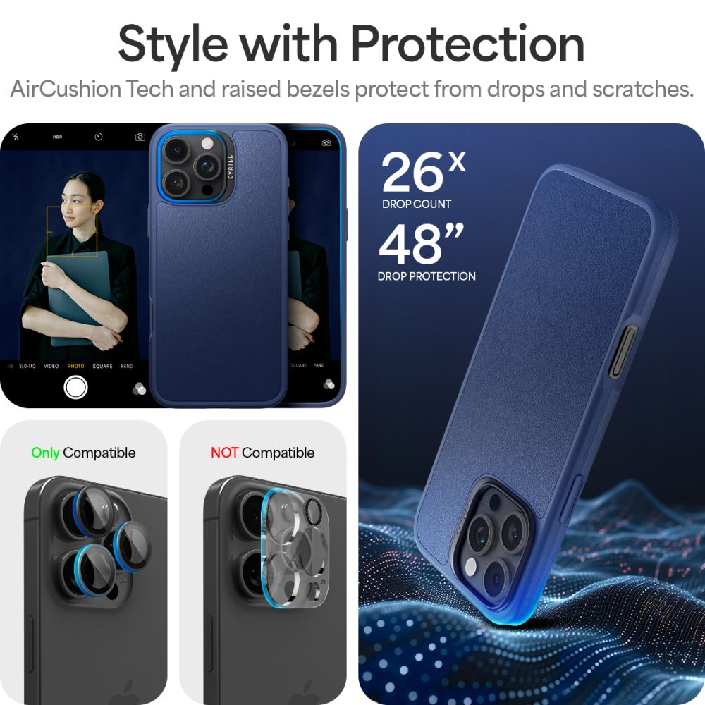 ETUI SPIGEN CYRILL KAJUK MAG MAGSAFE IPHONE 16 PRO NAVY NIEBIESKIE