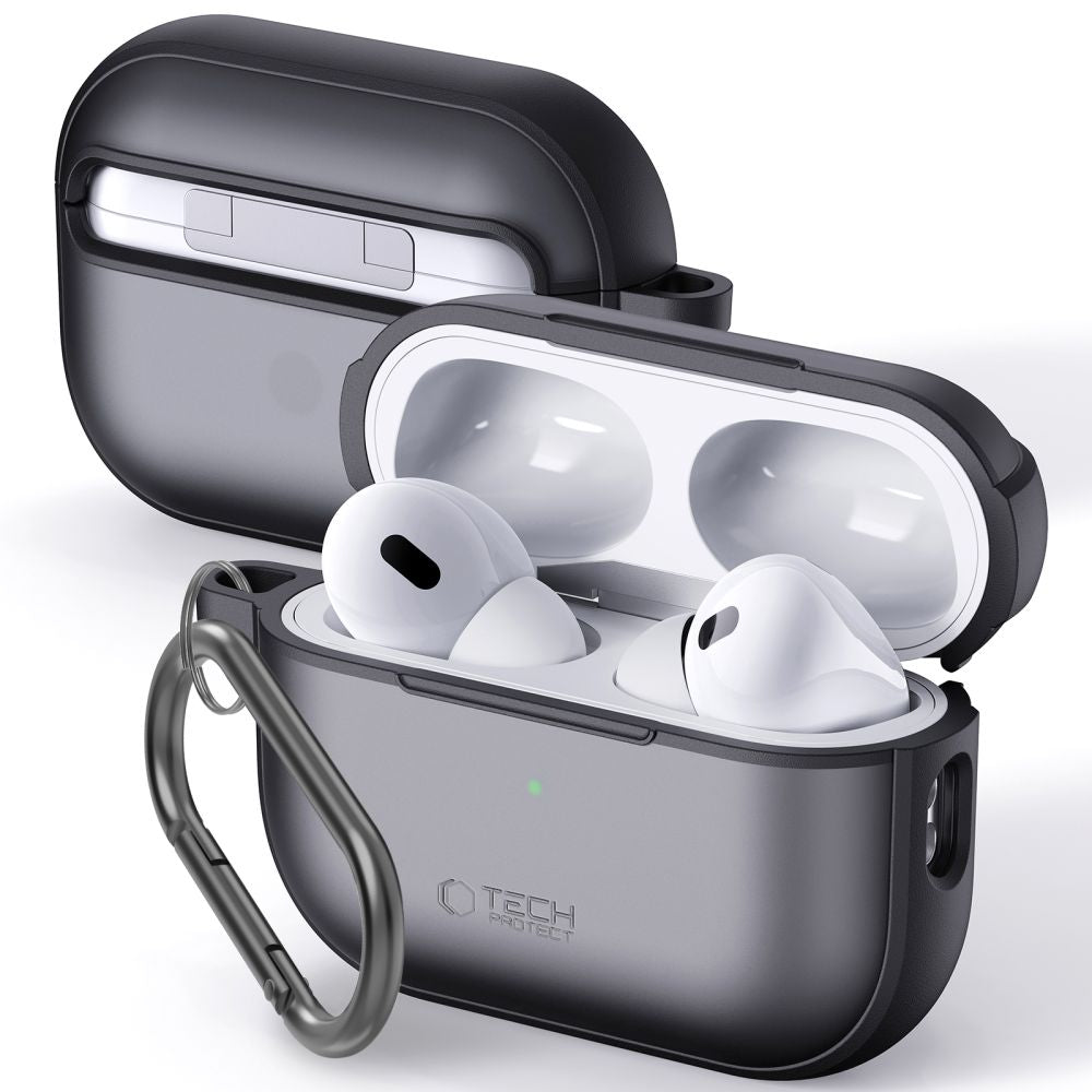 ETUI NA SŁUCHAWKI TECH-PROTECT MAGMAT APPLE AIRPODS PRO 1 / 2 CZARNE