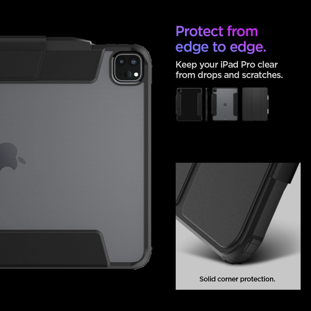 ETUI SPIGEN ULTRA HYBRID ”PRO” IPAD PRO 13” 7 / 2024 CZARNE