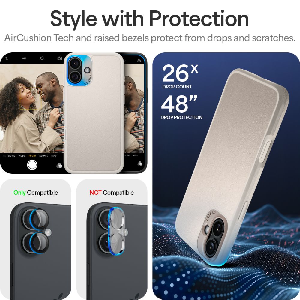 ETUI SPIGEN CYRILL KAJUK MAG MAGSAFE IPHONE 16 CREAM BEŻOWE