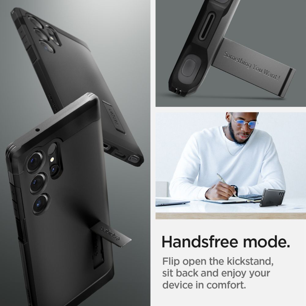 ETUI SPIGEN TOUGH ARMOR SAMSUNG GALAXY S24 ULTRA BLACK CZARNE