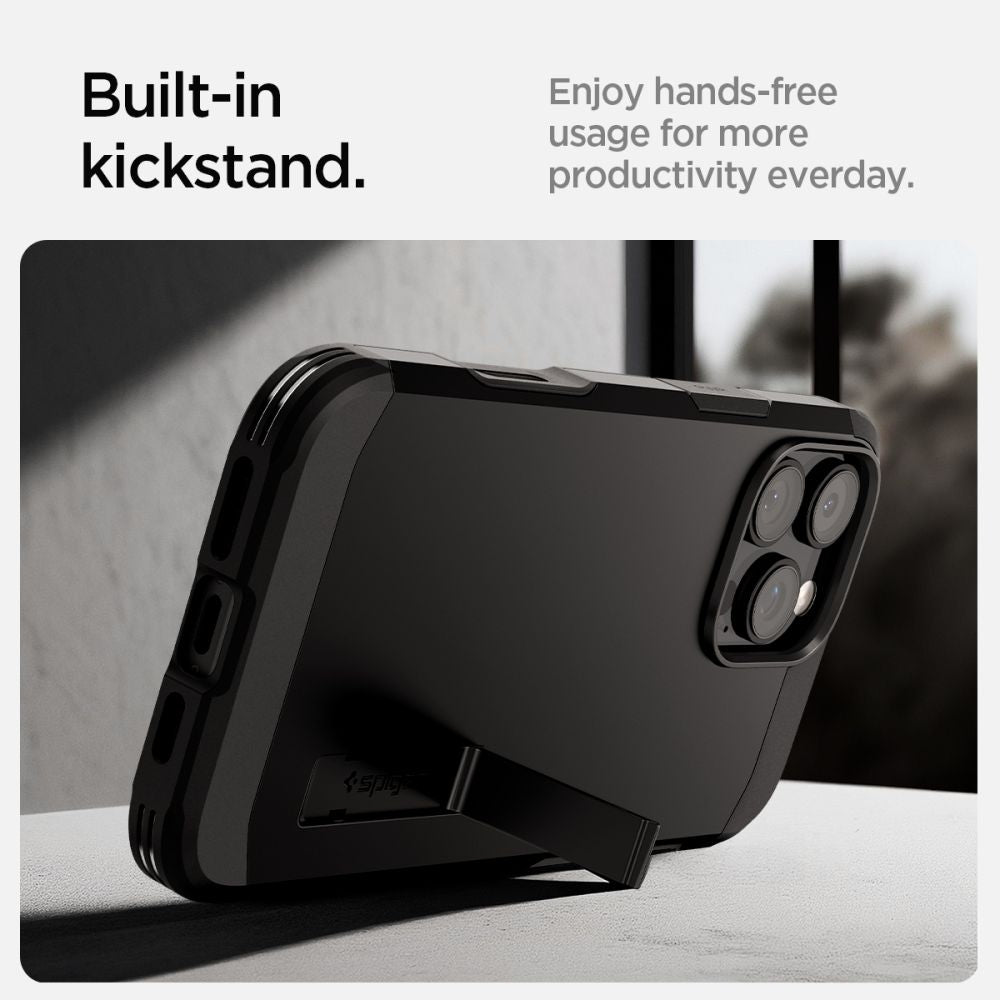 ETUI SPIGEN TOUGH ARMOR ”T” MAG MAGSAFE IPHONE 16 PRO MAX BLACK CZARNE