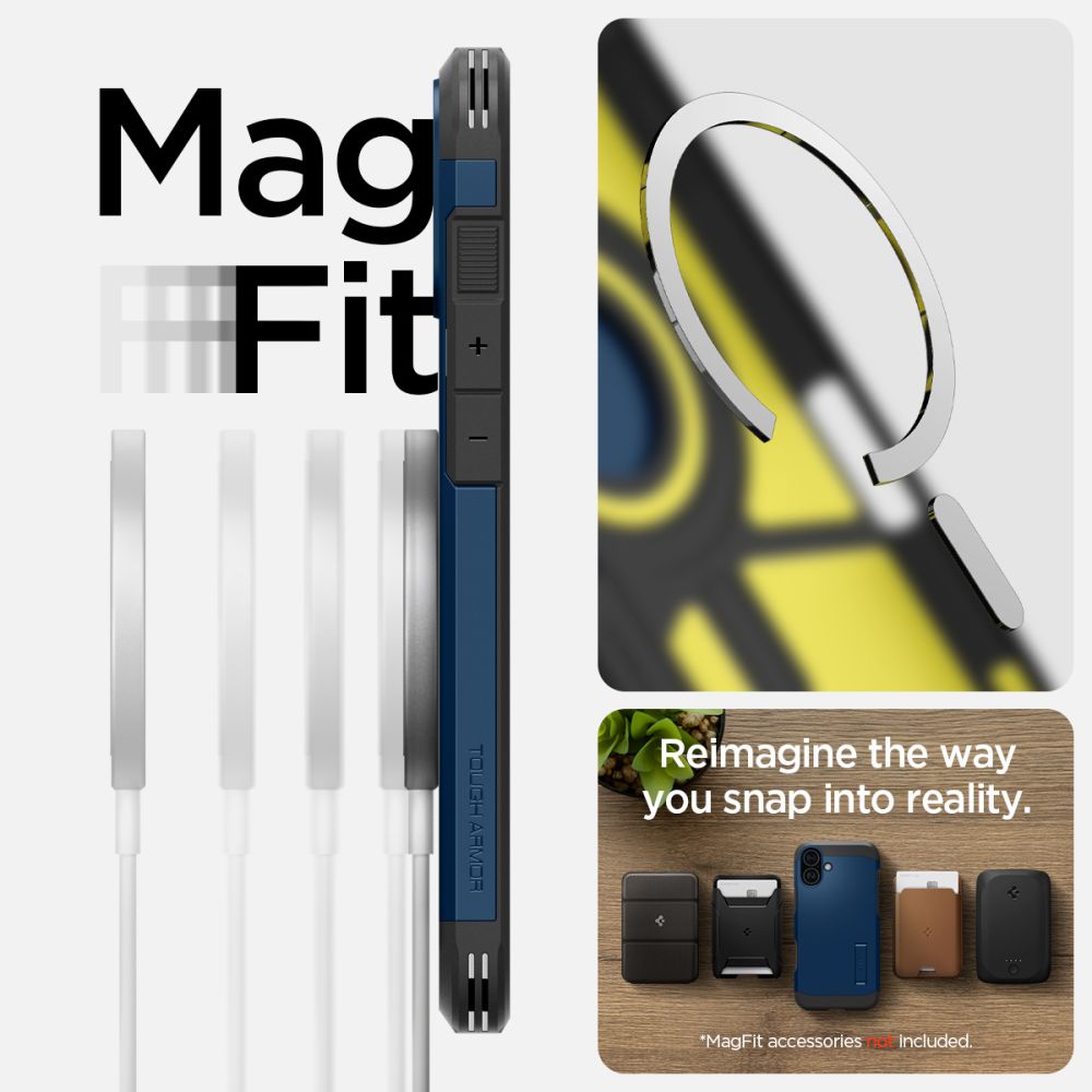 ETUI SPIGEN TOUGH ARMOR MAG MAGSAFE IPHONE 16 NAVY BLUE NIEBIESKIE
