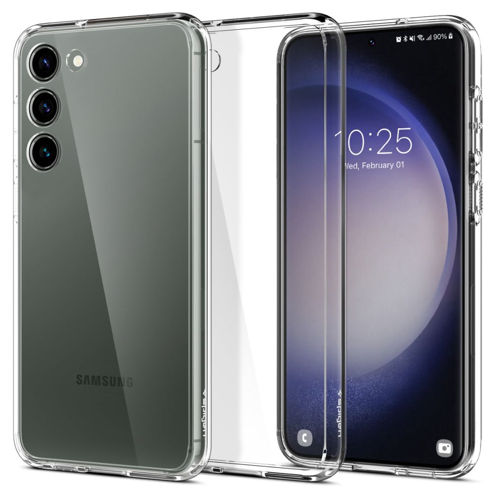 ETUI SPIGEN ULTRA HYBRID SAMSUNG GALAXY S23+ PLUS CRYSTAL CLEAR TRANSPARENTNE