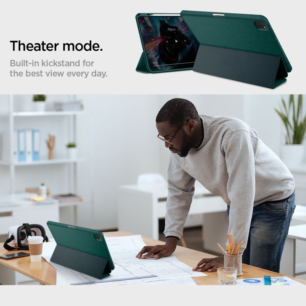 SPIGEN URBAN FIT IPAD PRO 13” 7 / 2024 MIDNIGHT GREEN