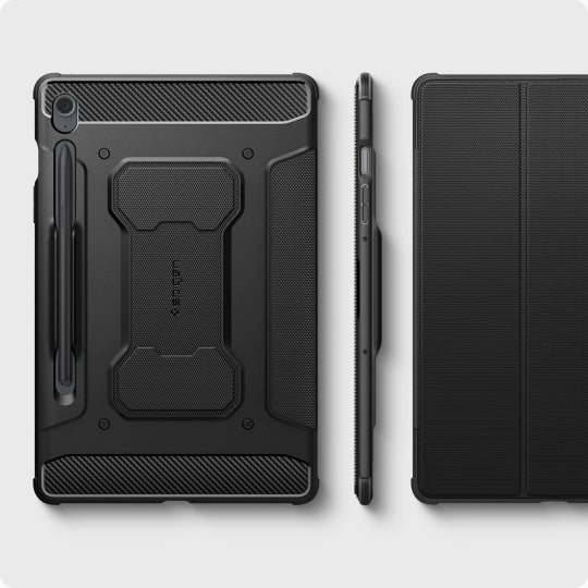 ETUI SPIGEN RUGGED ARMOR ”PRO” GALAXY TAB S10 LITE / S9 FE 10.9 X400 / X406B / X510 / X516B BLACK CZARNE