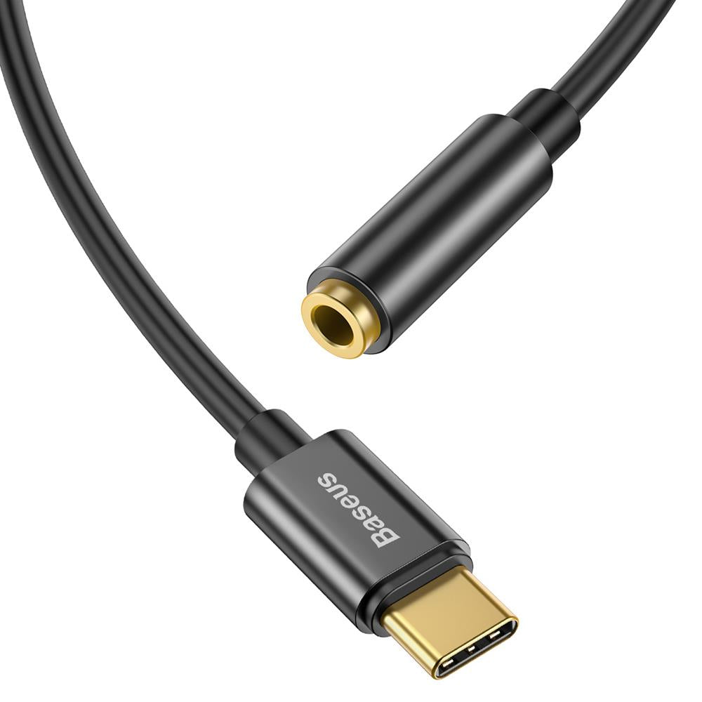 BASEUS ADAPTER L54 USB-C DO JACK 3,5 MM CZARNY