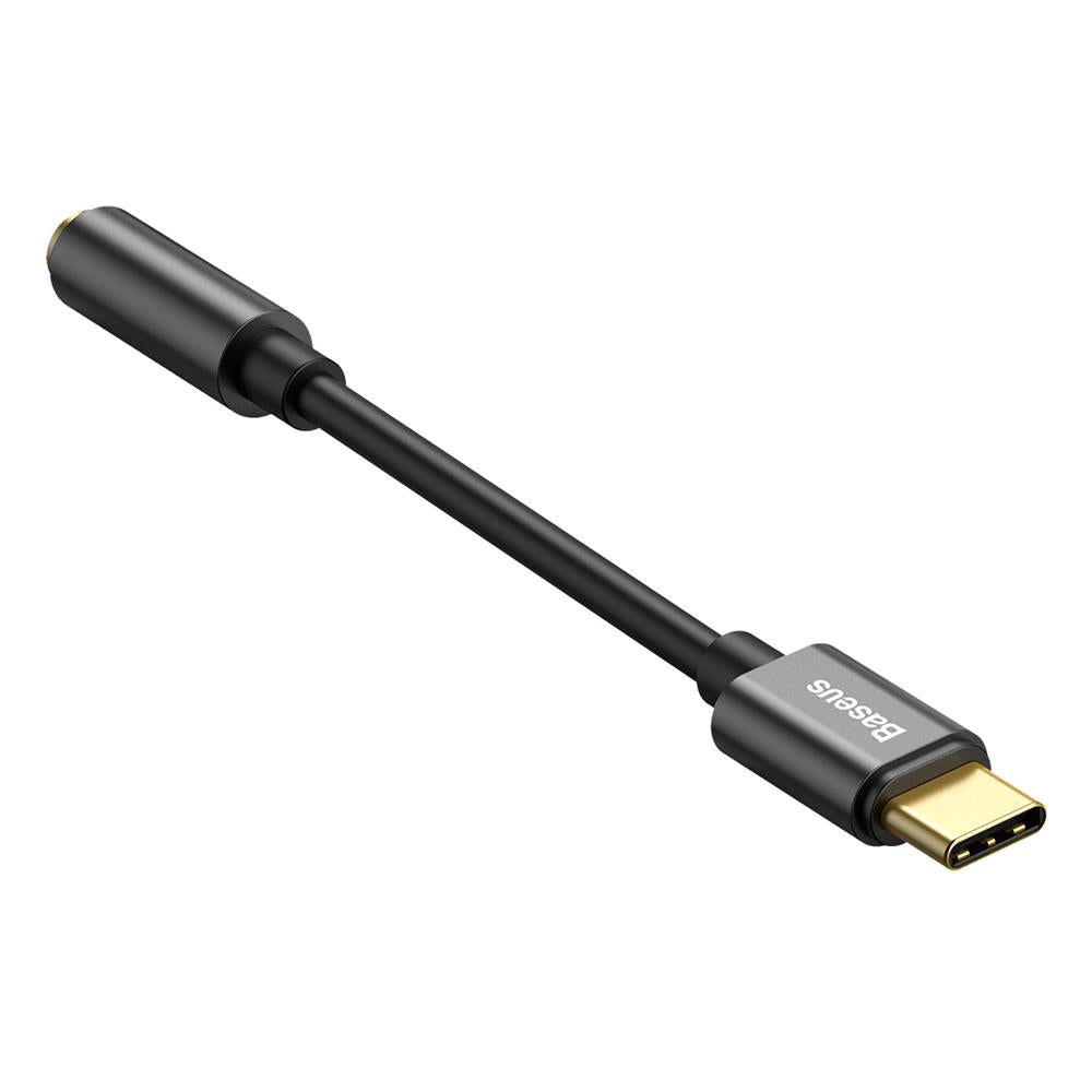 BASEUS ADAPTER L54 USB-C DO JACK 3,5 MM CZARNY