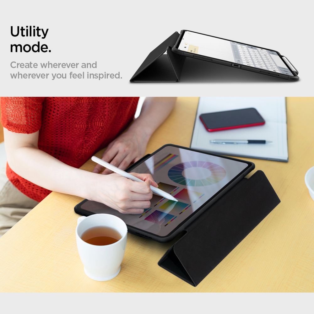 ETUI SPIGEN RUGGED ARMOR ”PRO” IPAD PRO 13” 7 / 2024 CZARNE