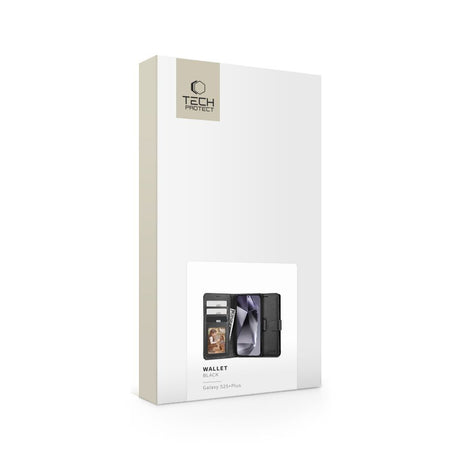 ETUI OTWIERANE TECH-PROTECT WALLET SAMSUNG GALAXY S25+ PLUS CZARNE