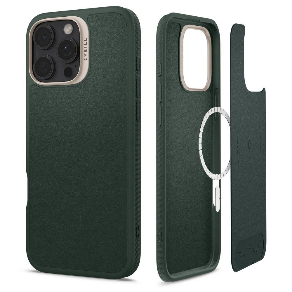 ETUI SPIGEN CYRILL KAJUK MAG MAGSAFE IPHONE 16 PRO FOREST GREEN ZIELONE