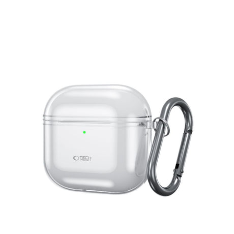ETUI NA SŁUCHAWKI TECH-PROTECT FLEXAIR APPLE AIRPODS 4 CLEAR TRANSPARETNE