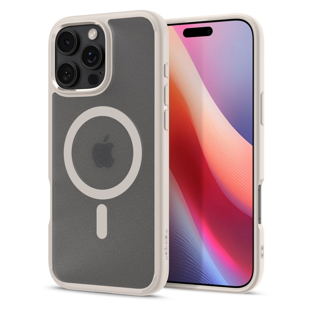 ETUI SPIGEN ULTRA HYBRID MAG MAGSAFE IPHONE 16 PRO FROST NATURAL TITANIUM TYTANOWE