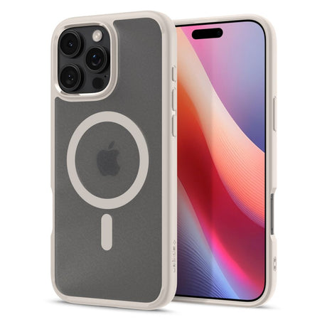 ETUI SPIGEN ULTRA HYBRID MAG MAGSAFE IPHONE 16 PRO FROST NATURAL TITANIUM TYTANOWE