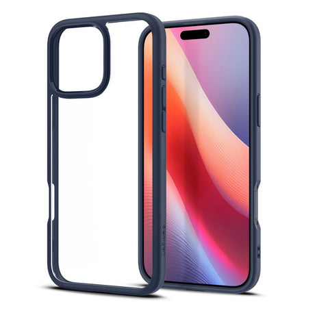 ETUI SPIGEN ULTRA HYBRID IPHONE 16 PRO NAVY BLUE NIEBIESKIE