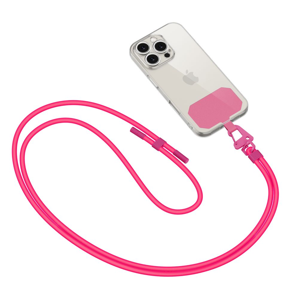 SMYCZ TECH-PROTECT C5S ROPE CROSSBODY STRAP NEON PINK RÓŻOWA