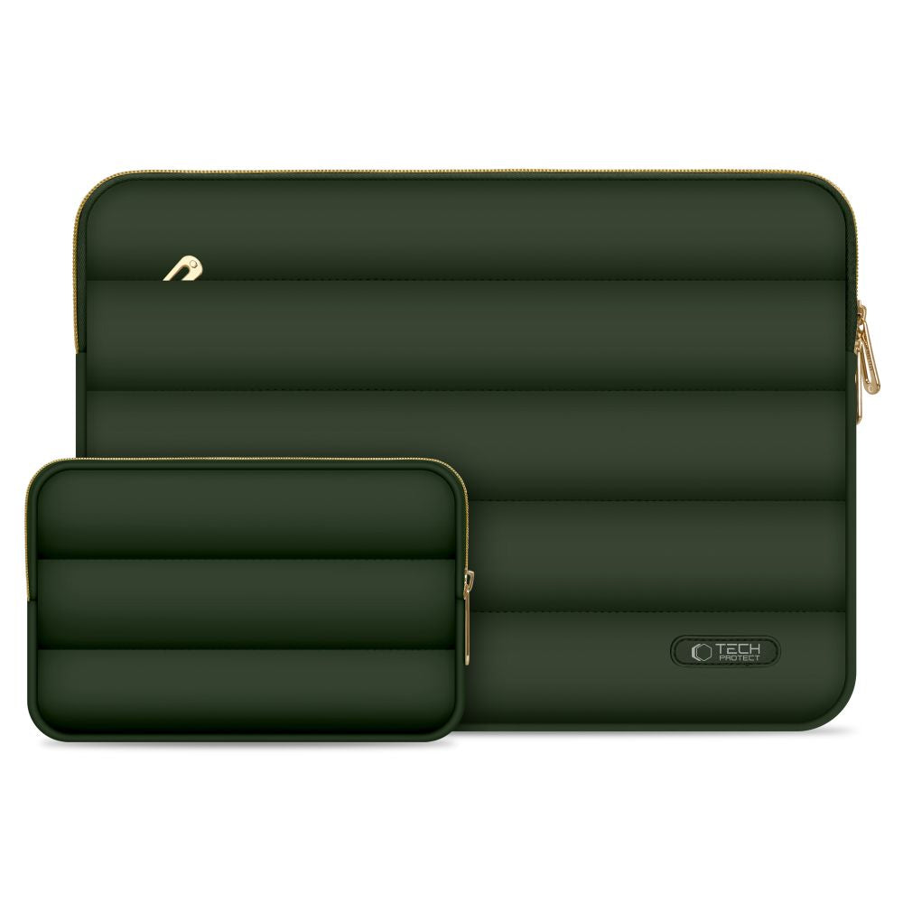 TORBA NA LAPTOPA TECH-PROTECT PUFFY LAPTOP 15-16 ZIELONA
