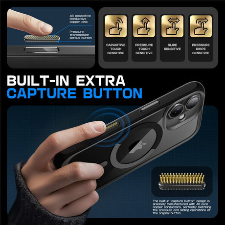 ETUI SUPCASE UB MAG MAGSAFE IPHONE 16 CZARNE