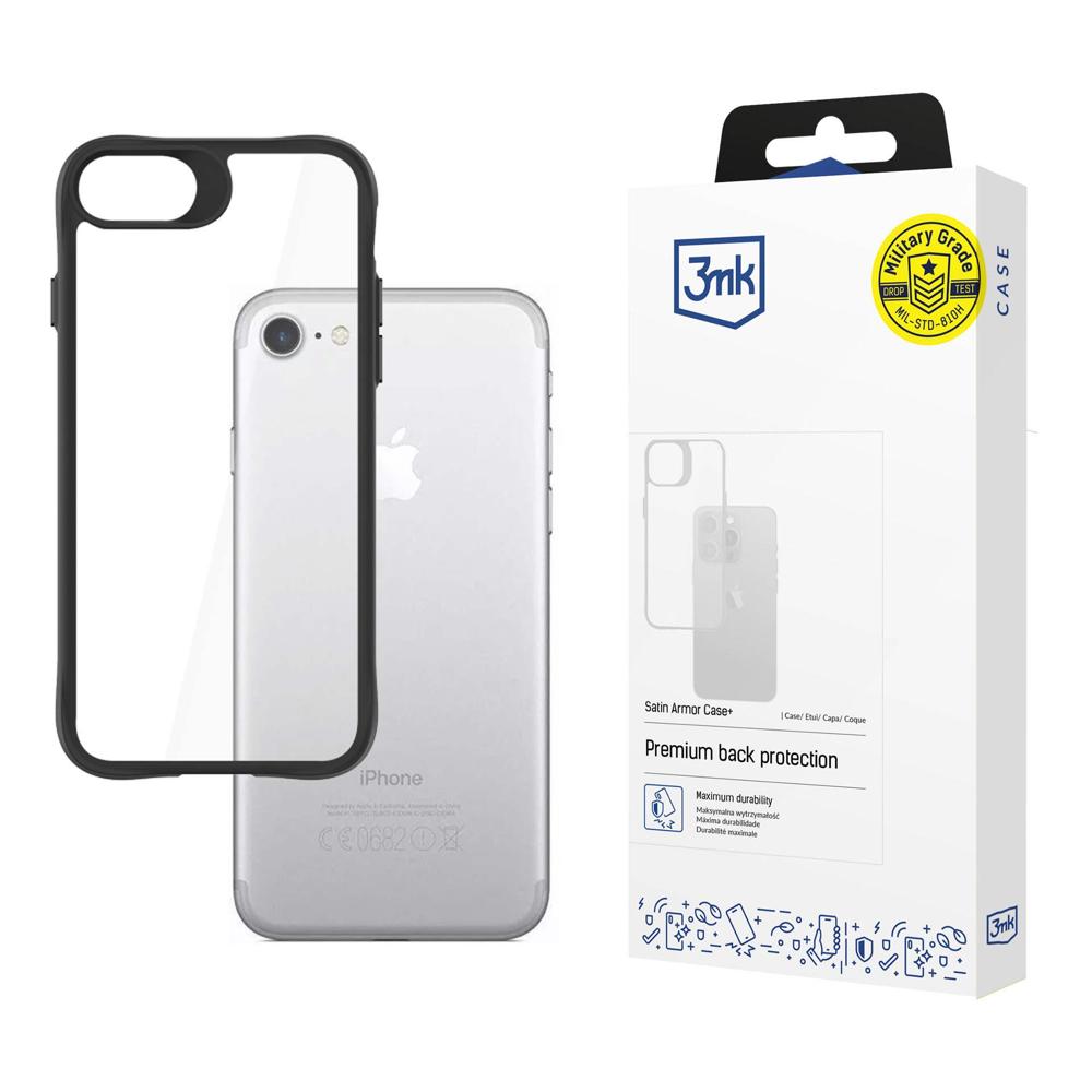 ETUI APPLE IPHONE 6 - 3MK SATIN ARMOR CASE+ CZARNE