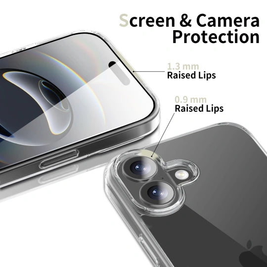 ETUI TECH-PROTECT FLEXAIR HYBRID IPHONE 17 CLEAR TRANSPARETNE