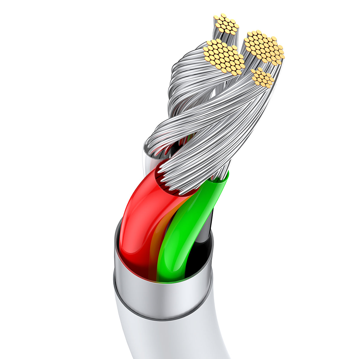 BASEUS KABEL SUPERIOR USB - USB-C 1,0 M BIAŁY 66W