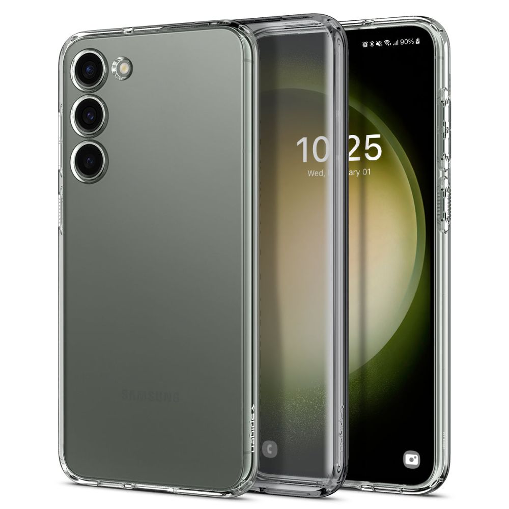 ETUI SPIGEN LIQUID CRYSTAL SAMSUNG GALAXY S23 TRANSPARETNE