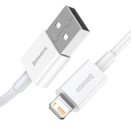 BASEUS KABEL SUPERIOR USB - LIGHTNING 1,5 M 2,4A BIAŁY
