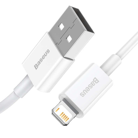 BASEUS KABEL SUPERIOR USB - LIGHTNING 2,0 M 2,4A BIAŁY