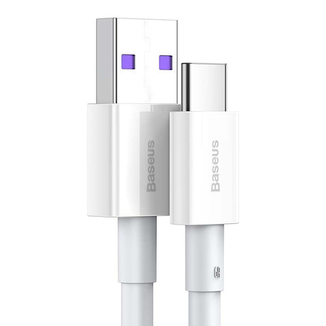 BASEUS KABEL SUPERIOR USB - USB-C 2,0 M BIAŁY 66W