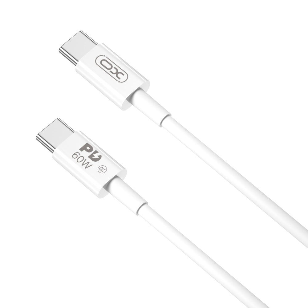 XO KABEL NB-Q190B PD USB-C - USB-C 2,0M 60W BIAŁY